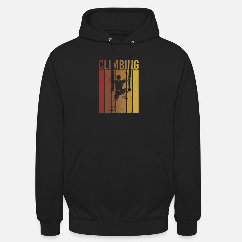climbing - climbing - Unisex Hoodie - black