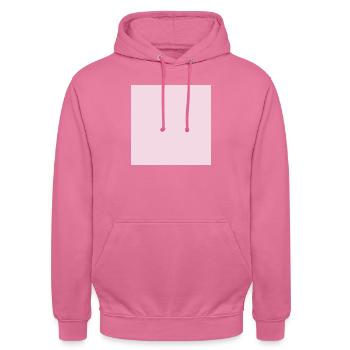 Rose, rose, rose foncé (également personnalisable) - Sweat-shirt à capuche unisexe - rose - Devant - Alina (178cm) & Michal (187cm)