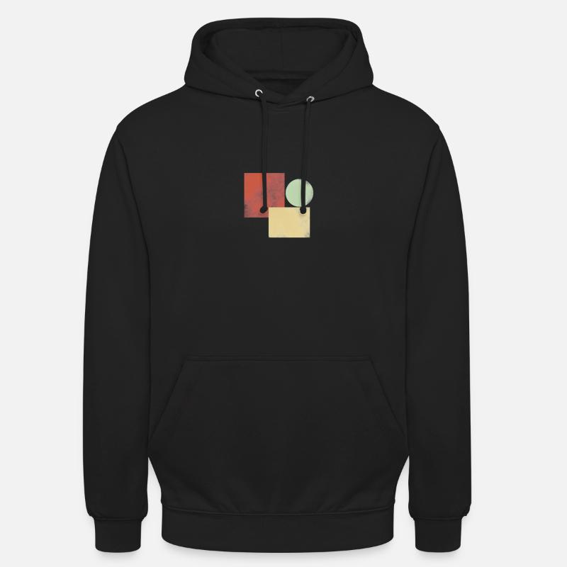 Simple Geometrie - Unisex Hoodie - Schwarz