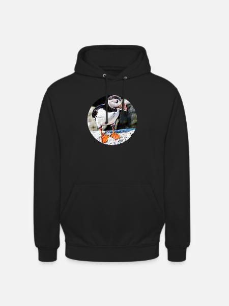 Puffin Rock - Unisex Hoodie - black