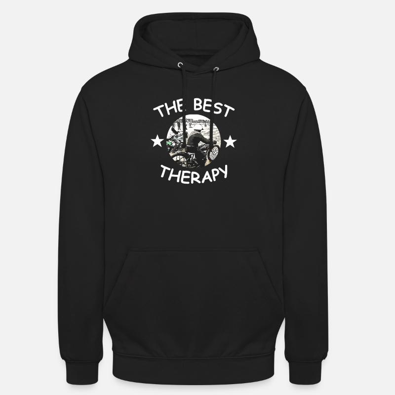 Motorrad - Unisex Hoodie - Schwarz