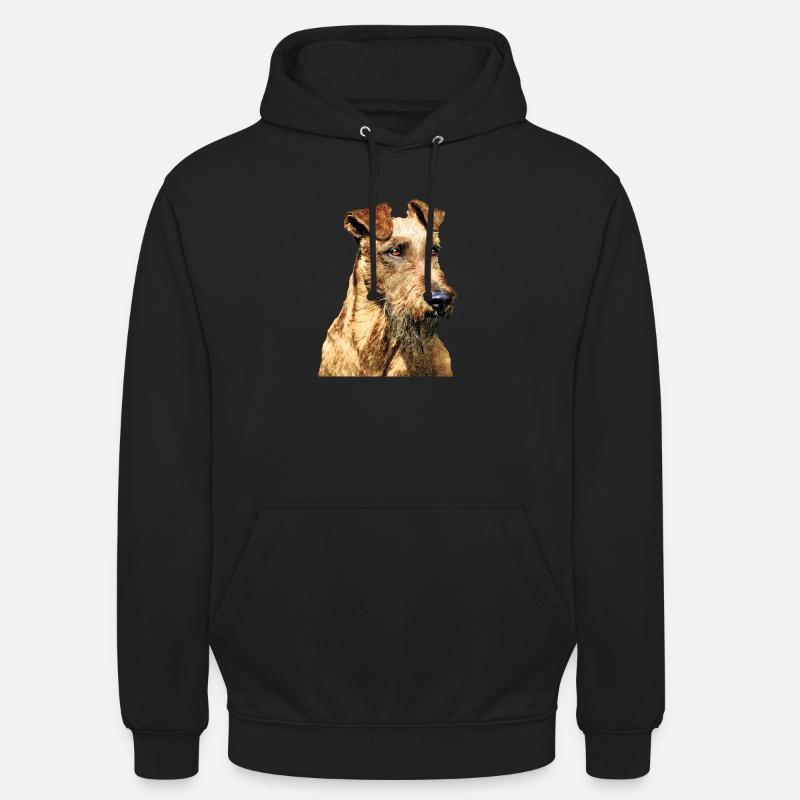 Irish terrier - Sweat-shirt à capuche unisexe - noir
