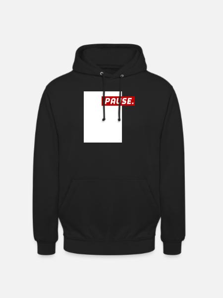 Pause - Unisex Hoodie - Schwarz