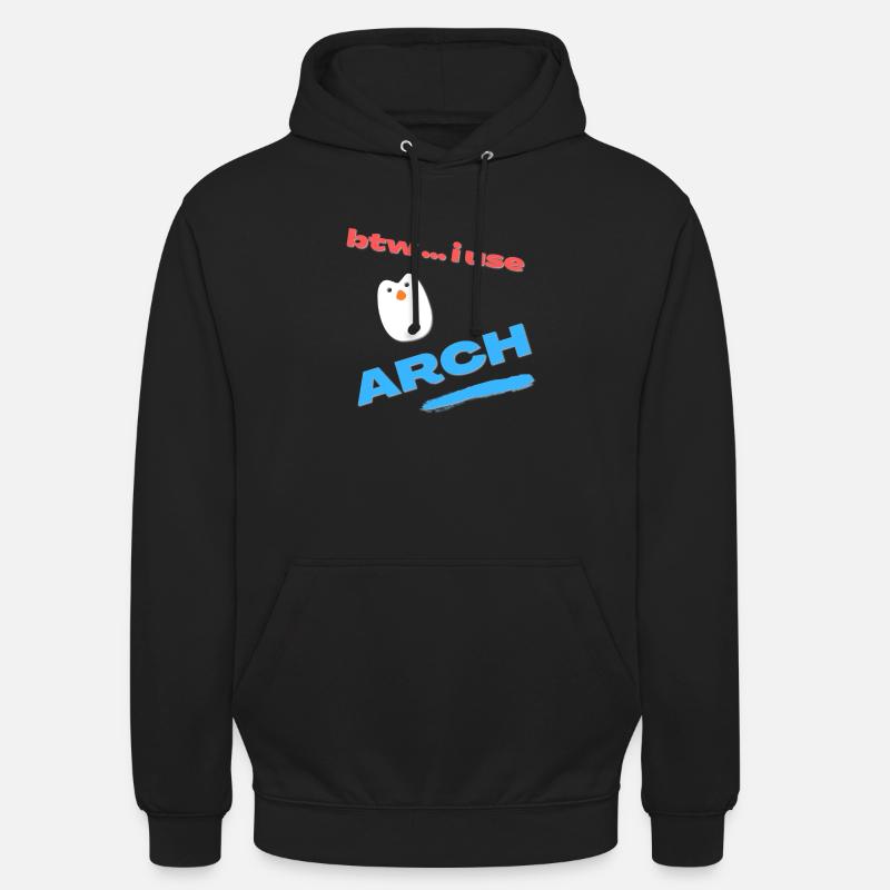 btw ... i use Arch Linux - Unisex Hoodie - Schwarz