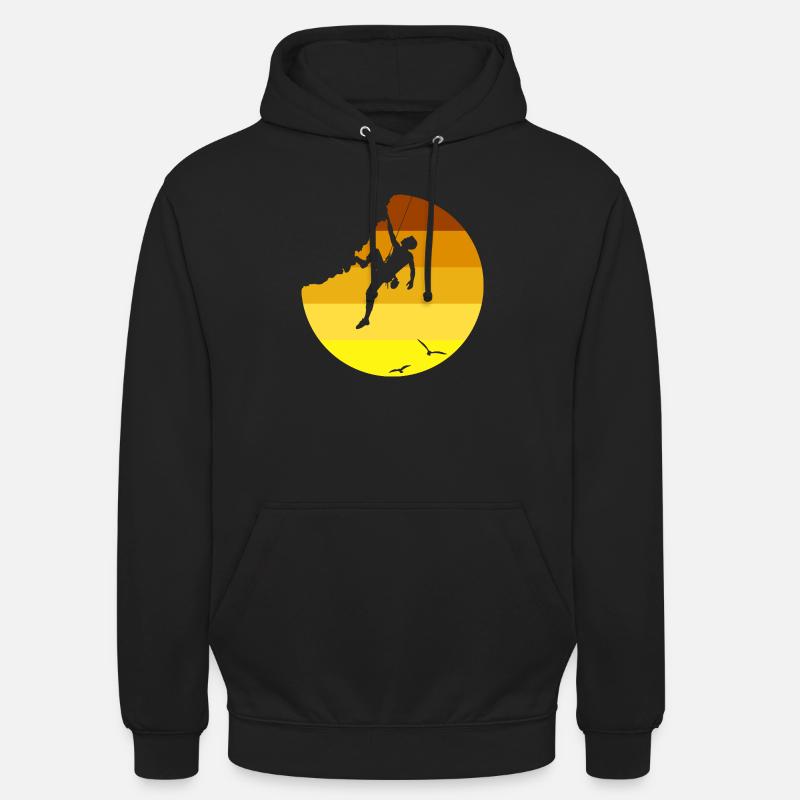 Escalade - Sweat-shirt à capuche unisexe - noir