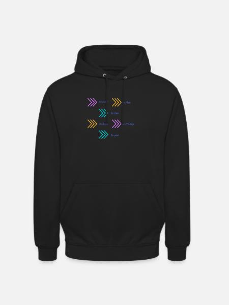 be you - Unisex Hoodie - Schwarz