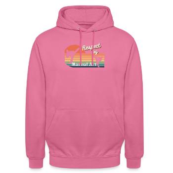 Martial Art - Unisex Hoodie - pink - Front - Alina (178cm) & Michal (187cm)