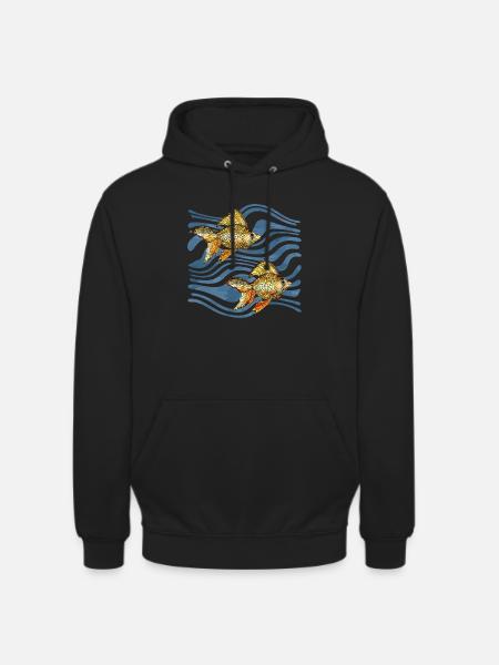 Fishes - Unisex Hoodie - black