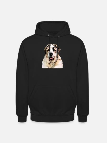 mâtin espagnol - Sweat-shirt à capuche unisexe - noir