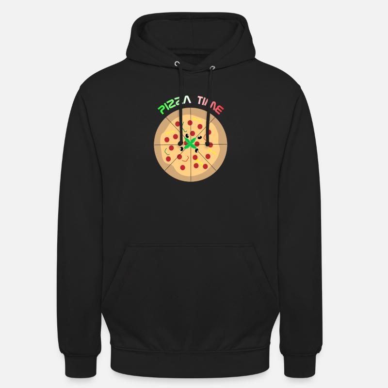 PIZZA ITALIE - Sweat-shirt à capuche unisexe - noir