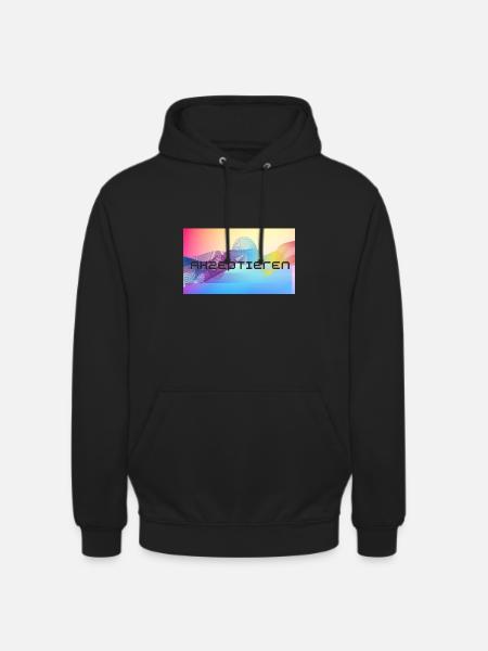 Akzeptieren - Unisex Hoodie - Schwarz