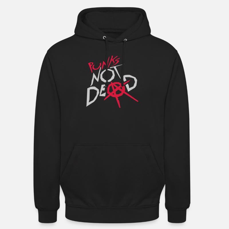 punks not dead Zitat - Unisex Hoodie - Schwarz