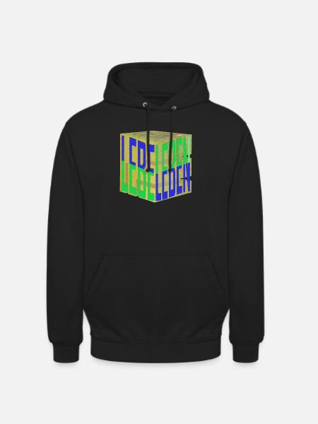 Live Your Life - Cube - Unisex Hoodie - black