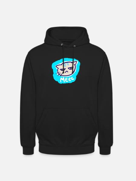 What's wrong with this cat? - Unisex Hoodie - black