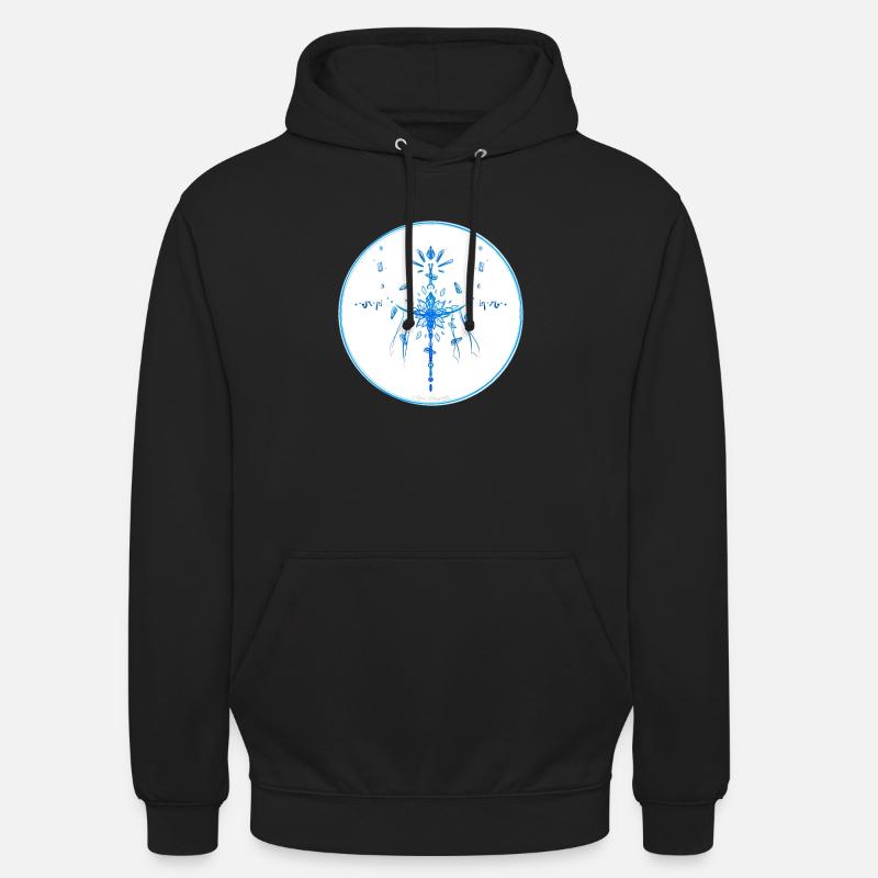 Mystique Collection ~ hellblau ~ n°4 - Unisex Hoodie - Schwarz