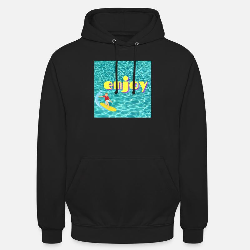 summer time - Unisex Hoodie - Schwarz