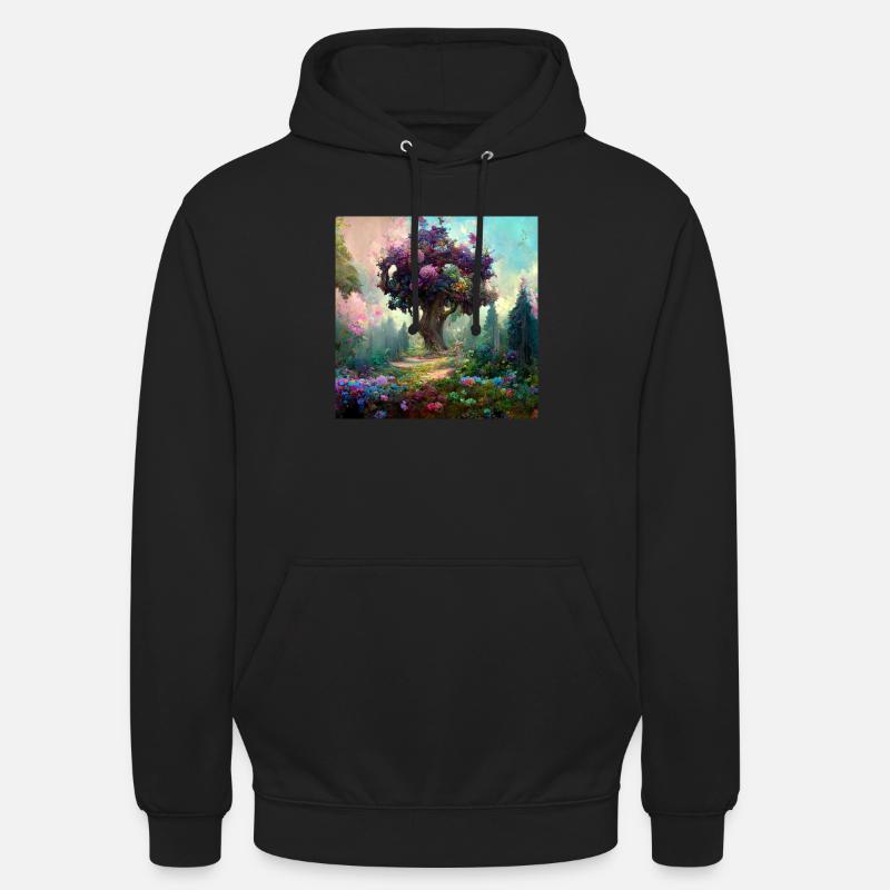 the Magic Tree - Unisex Hoodie - black