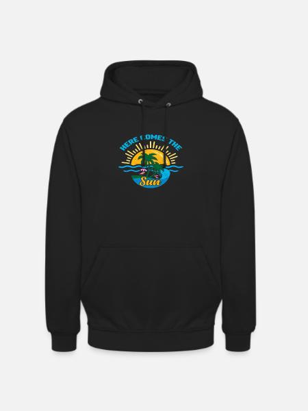 Here comes the Sun - Unisex Hoodie - black