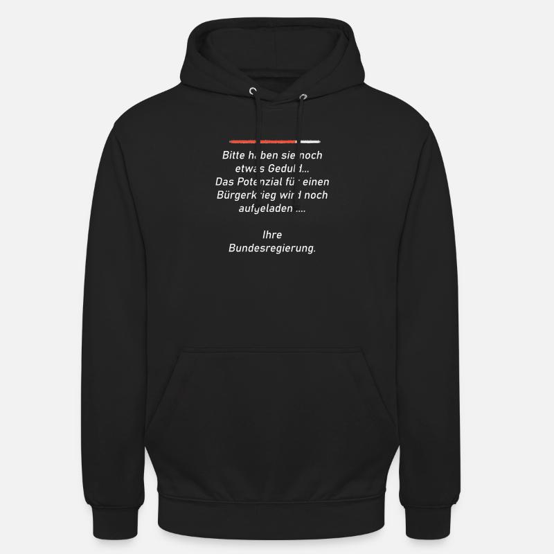 Bürgerkrieg - Unisex Hoodie - Schwarz