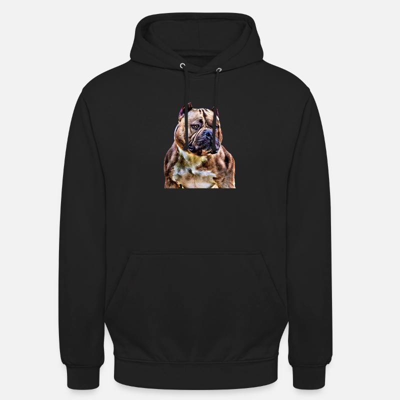 American bully - Sweat-shirt à capuche unisexe - noir