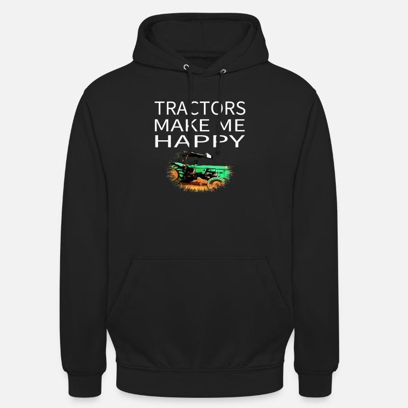 Traktor - Unisex Hoodie - Schwarz