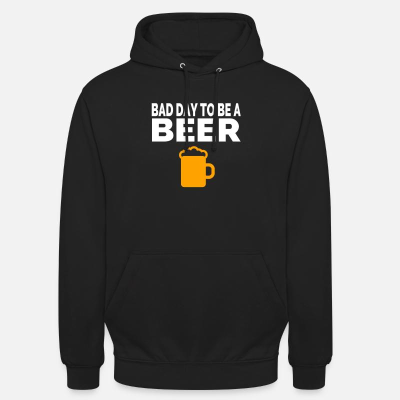 Bière - Sweat-shirt à capuche unisexe - noir
