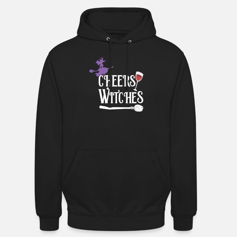 Vive les sorcières - Sweat-shirt à capuche unisexe - noir