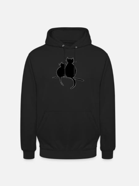 Katzen - Unisex Hoodie - Schwarz