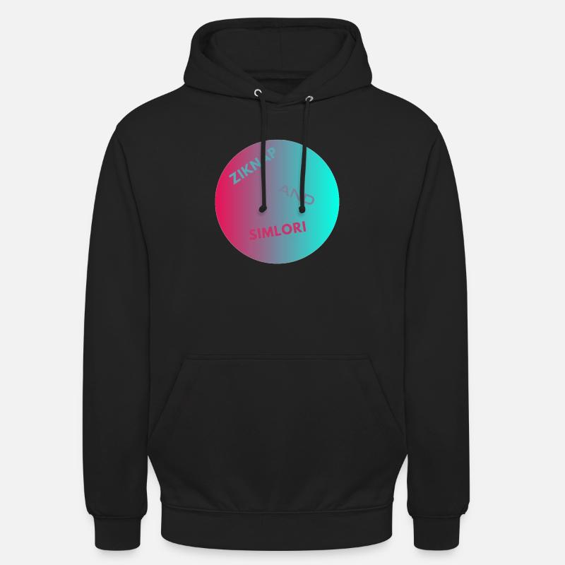 Chemise Ziknap-Simlori - Sweat-shirt à capuche unisexe - noir