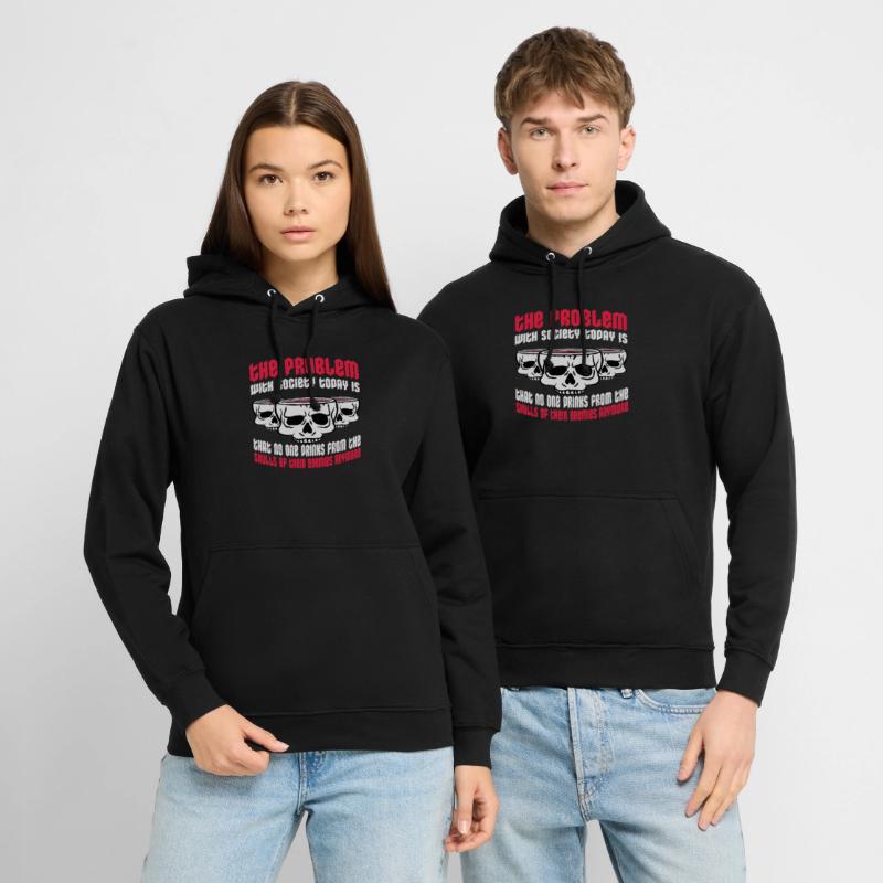 drinks from enemies skulls Unisex Hoodie