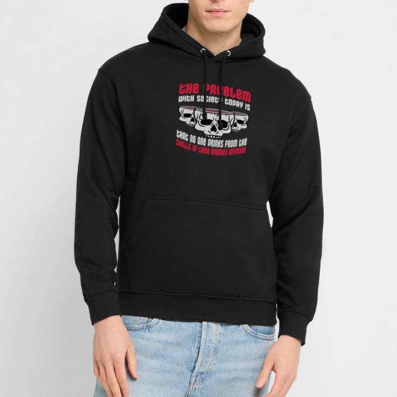 drinks from enemies skulls Unisex Hoodie