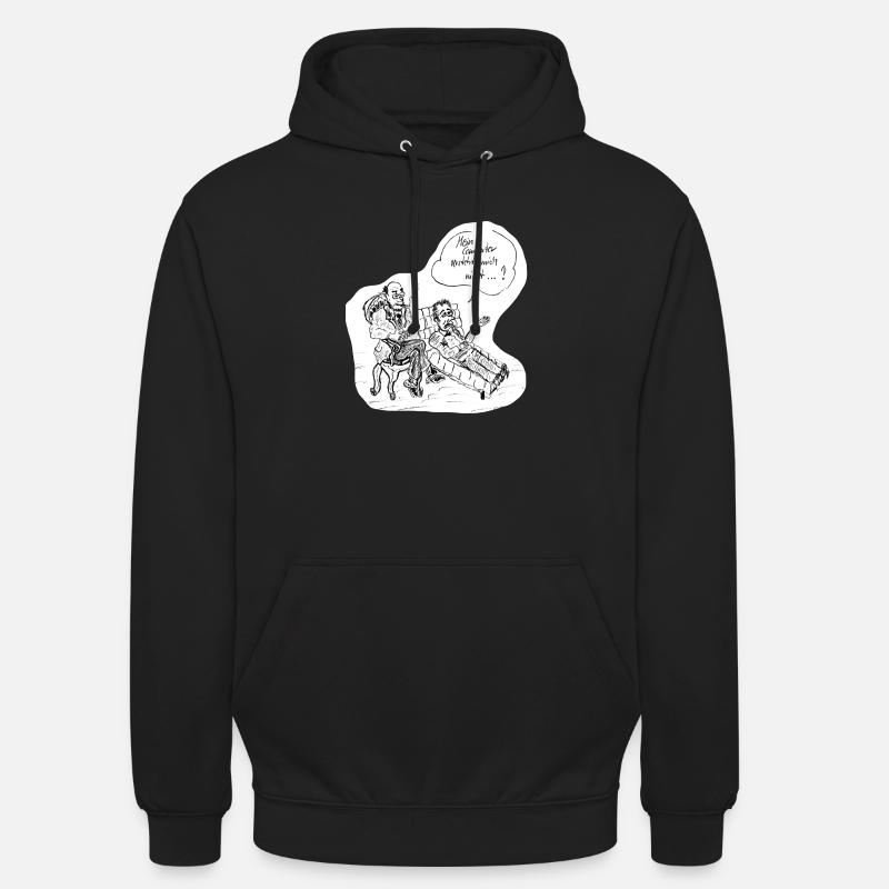 Therapeut Poster - Unisex Hoodie - Schwarz