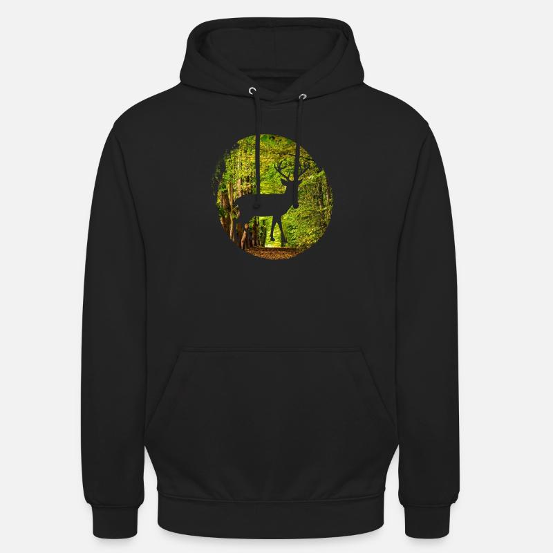 Plage d’eau de mer - Sweat-shirt à capuche unisexe - noir