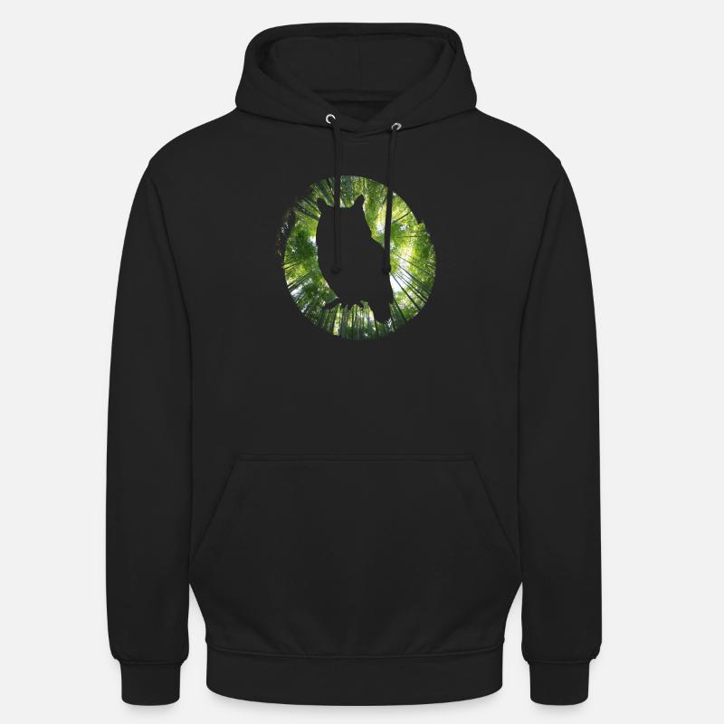 Plage d’eau de mer - Sweat-shirt à capuche unisexe - noir