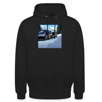 Pagani - Unisex Hoodie - Schwarz - Vorne - Alina (178cm) & Michal (187cm)