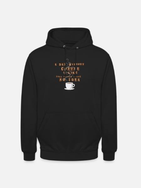 Coffee is life - Unisex Hoodie - black
