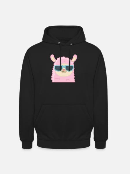 Coole Lama - Unisex Hoodie - Schwarz