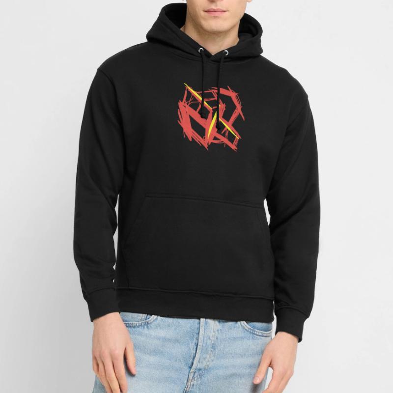 Abstract galvanized cube Unisex Hoodie