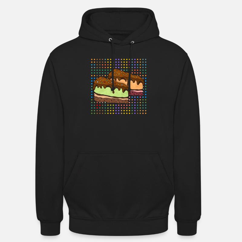 Kuchen - Unisex Hoodie - Schwarz