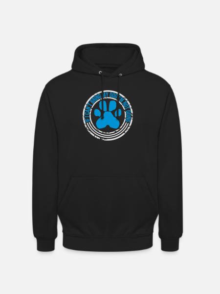 bring my dog quote - Unisex Hoodie - black