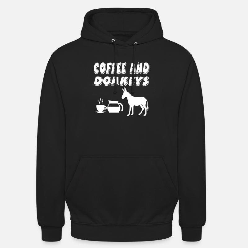Esel - Unisex Hoodie - Schwarz