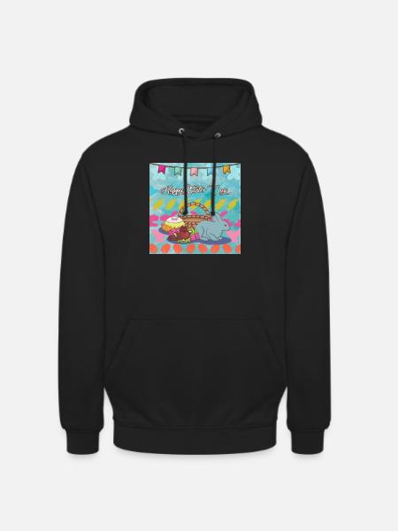 Joyeux Noël, Noël. - Sweat-shirt à capuche unisexe - noir