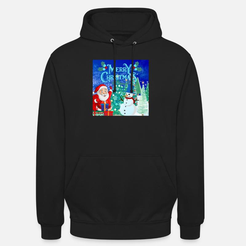 Joyeux Noël, Noël - Sweat-shirt à capuche unisexe - noir