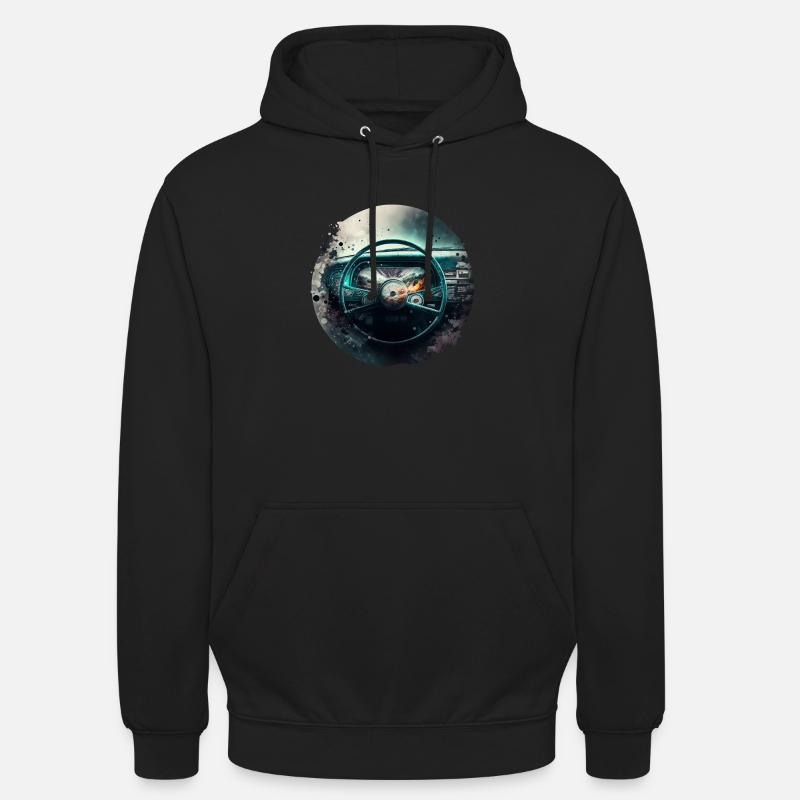 interior car dashboard - Unisex Hoodie - Schwarz