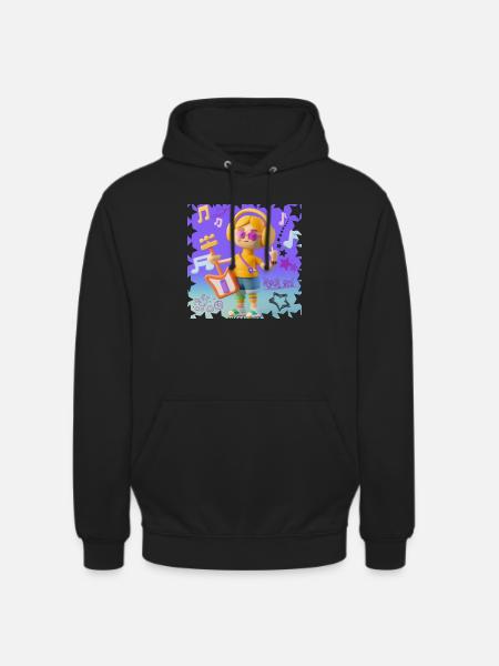 FUNNY MUSIC 6 - Unisex Hoodie - black