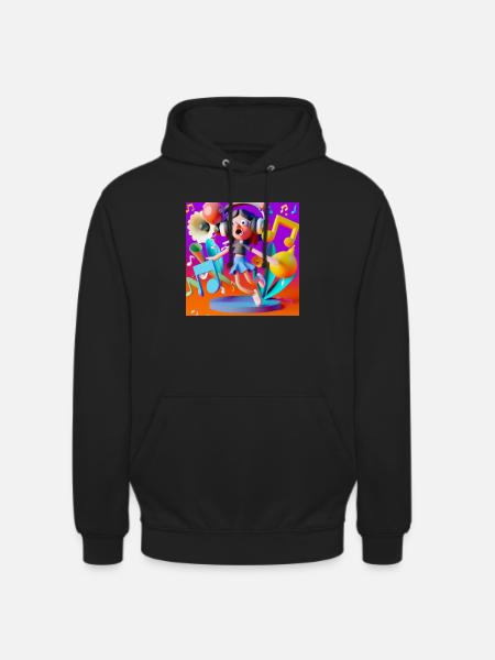 FUNNY MUSIC 012 - Unisex Hoodie - black