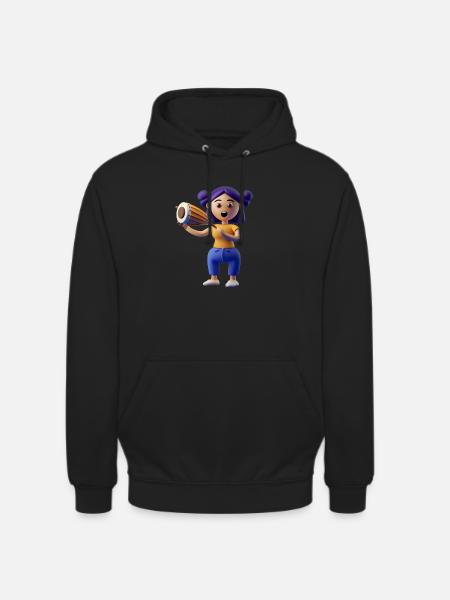 Drôle 9 - Sweat-shirt à capuche unisexe - noir