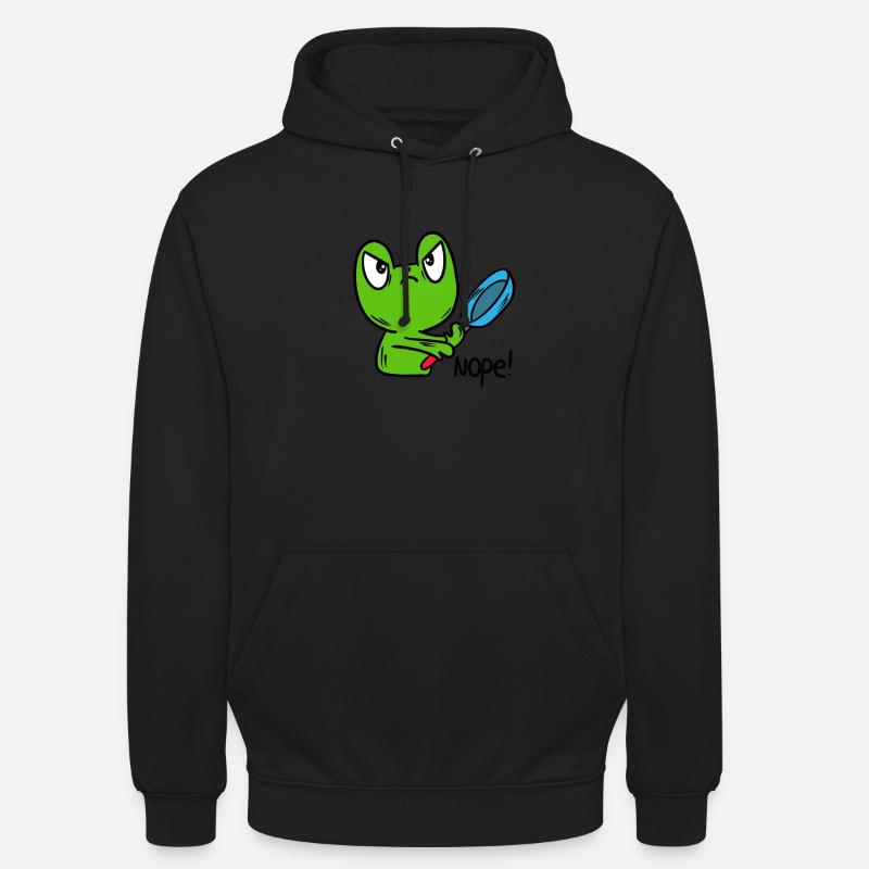 Funny frog, toad - Unisex Hoodie - black