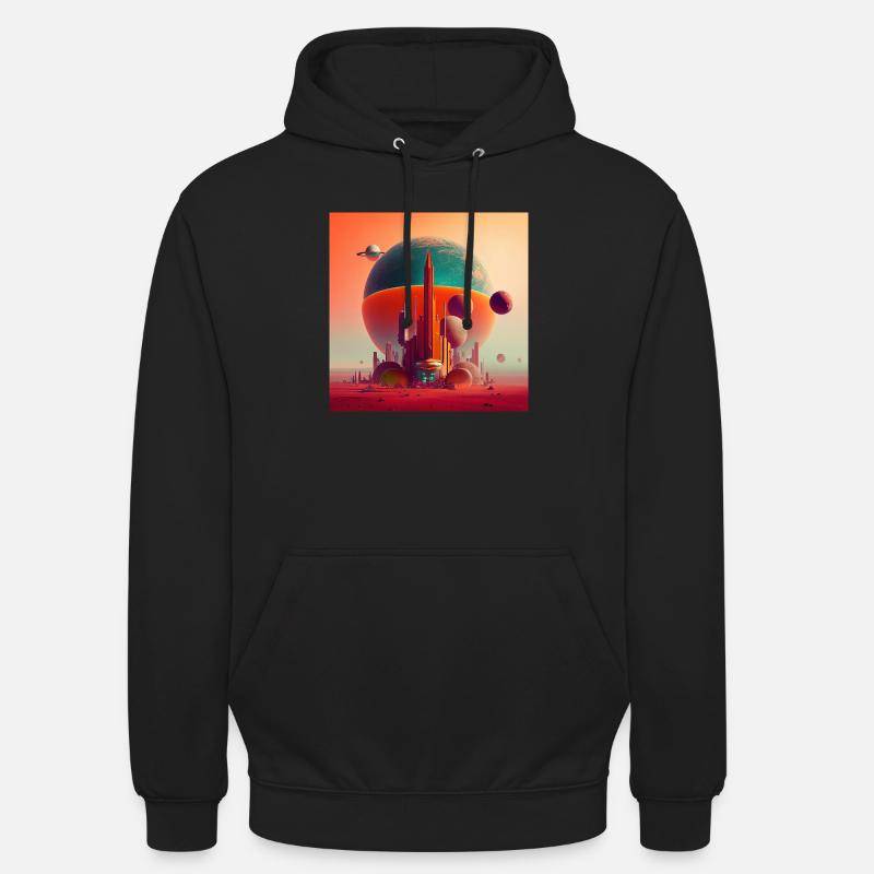 Kolonisation des Mars - Unisex Hoodie - Schwarz
