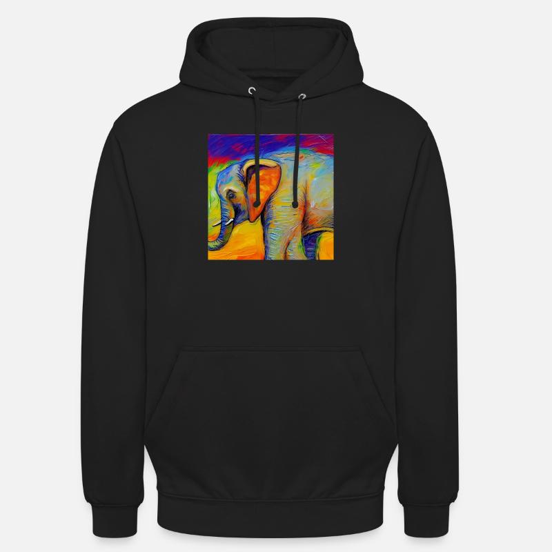 help_for_elephants_11 - Unisex Hoodie - Schwarz